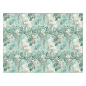 rustieke Munt Franse Country Toile Tafelkleed (Voorkant (Horizontaal))