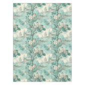 rustieke Munt Franse Country Toile Tafelkleed (Voorkant)