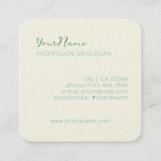 Rustieke Mystieke Vlinder Lichtgrijs Tekening Afbe Vierkante Visitekaartje (Achterkant)