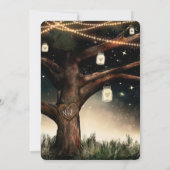 Rustieke Nacht Boomlichten & Metselwerkpotten Verl Kaart (Achterkant)