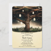 Rustieke Nacht Boomlichten & Metselwerkpotten Verl Kaart (Voorkant)