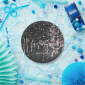 Rustieke nacht Mossy Tree Lights Bruiloft Borden Papieren Bordje (Feest)