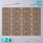 Rustieke namaak gesneden hout decoupage tissuepapier (Craft)