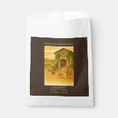 Rustieke Napa Valley Vineyard bruiloft Bedankzakje (Voorkant)