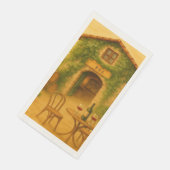 Rustieke Napa Valley Vineyard Golden Wedding Servet (Hoek)