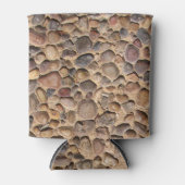 Rustieke Natuur Pebble Stones Foto Blikjeskoeler (Voorkant)