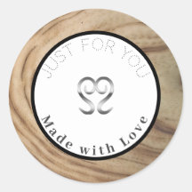 Rustieke natuurlijke houtstructuur make-up labels