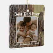 Rustieke natuurlijke noodlijdende bomen met boomsc keramisch ornament (Rechts)