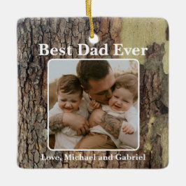 Rustieke natuurlijke noodlijdende bomen met boomsc keramisch ornament