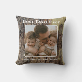 Rustieke natuurlijke noodlijdende bomen met boomsc kussen