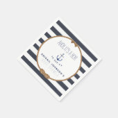 Rustieke Nautical Ahoy Het is een Baby shower Servet (Hoek)