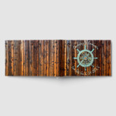 Rustieke Nautilus Huwelijk of Betrokkenheid Gastenboek (Volledig)