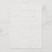 Rustieke nautische bruiloft invoegen Kaart (Achterkant)