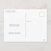 Rustieke nautische kerst vreugde vakantie foto feestdagenkaart (Achterkant)