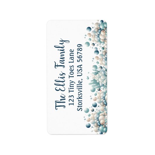 Rustieke Nautische Thema Retour Adreslabels Etiket (Voorkant)