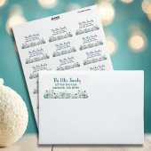 Rustieke Nautische Thema Retour Adreslabels Etiket