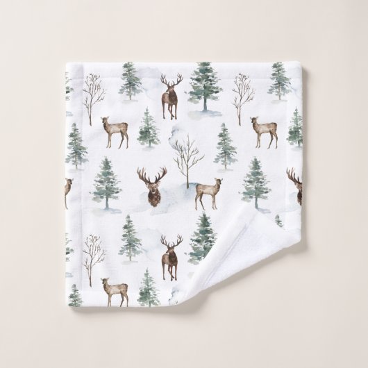 Rustieke nek van de Bossen Bos Bad Handdoek (Wasdoekje)