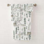 Rustieke nek van de Bossen Cabin Bad Handdoek (Insitu)