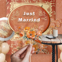 Rustieke Neutrale Aardse Boho Bloemen Trouwrekwisi