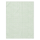 Rustieke Neutrale Sage Gingham Plaid Tafelkleed (Voorkant)