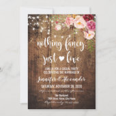 Rustieke Niets fancy, gewoon liefde Kaart (Voorkant)