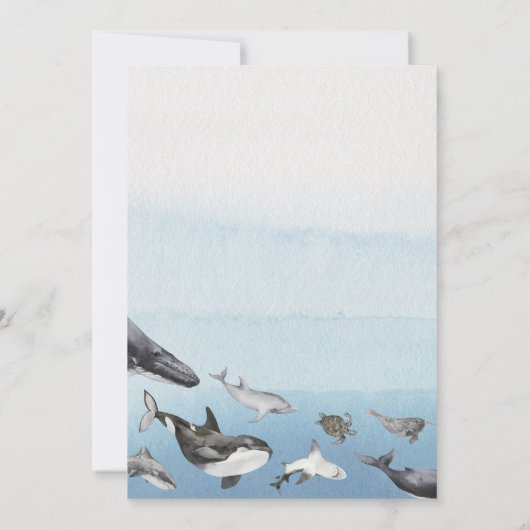 Rustieke oceaan die kent papa Baby shower spel Kaa Kaart (Achterkant)