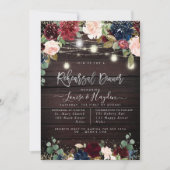 Rustieke Oefenavondmaal Mason Potten Lichtslingers Kaart (Voorkant)