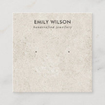 RUSTIEKE OFF WITTE STUCCO STUD OORBEL DISPLAY KAAR