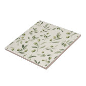 Rustieke Olijftak Mediterraan Patroon Tegeltje (Zijkant)