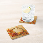 Rustieke oogst: kransoogst kartonnen onderzetters (Insitu)