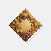 Rustieke oogst: kransoogst servet (Hoek)