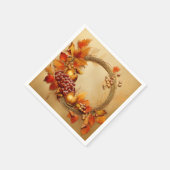 Rustieke oogst: kransoogst servet (Hoek)