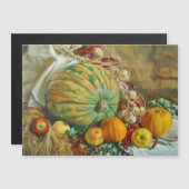 Rustieke oogststilleven met pompoenen en appels (Voorkant / Achterkant)