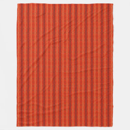 Rustieke oranje Azteekse patroon deken 152 x 203 c