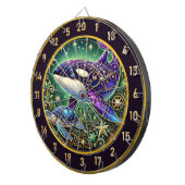 Rustieke Orka en Turtle Wall Art Dartbord (Voorkant Rechts)