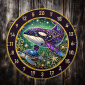 Rustieke Orka en Turtle Wall Art Dartbord