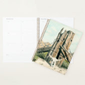 Rustieke Oud-West waterverf kunst; Woestijn planne Planner (Display)