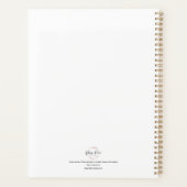 Rustieke Oud-West waterverf kunst; Woestijn planne Planner (Achterkant)