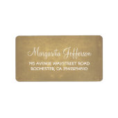 Rustieke oude bruiloft etiket (Voorkant)