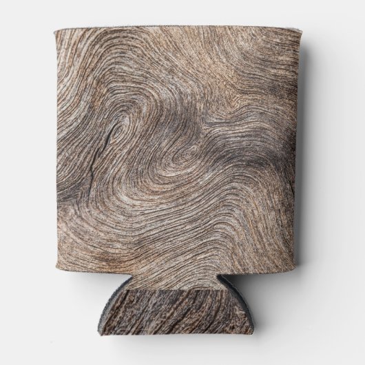 Rustieke oude hout, getextureerde achtergrond blikjeskoeler (Voorkant)