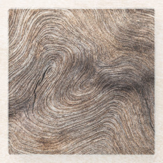 Rustieke oude hout, getextureerde achtergrond glazen onderzetter