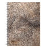 Rustieke oude hout, getextureerde achtergrond notitieboek (Voorkant)