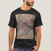 Rustieke oude hout, getextureerde achtergrond t-shirt (Voorkant)