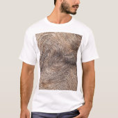 Rustieke oude hout, getextureerde achtergrond t-shirt (Voorkant)