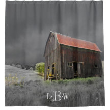Rustieke Oude Schuur  Boerderij Custom Monogram
