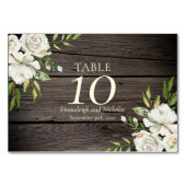 Rustieke oude schuur hout bloemen kaart (Voorkant)