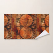 Rustieke Oude Wereldkaart Bad Handdoek (Handdoek)