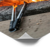 Rustieke outdoor koken poster (Hoek)