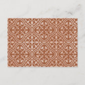 Rustieke Outdoor Mexico bruiloft details Informatiekaartje (Achterkant)