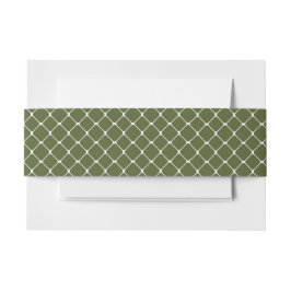 Rustieke Outdoor Moss Sage Green Vissen Net Uitnodigingen Wikkel